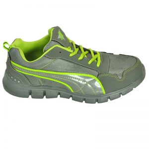 Ajanta Men's Sports Shoe - Grey & Green