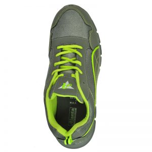 Ajanta Men's Sports Shoe - Grey & Green