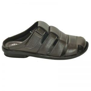 Ajanta Men's Classy Sandal Slipper - Black