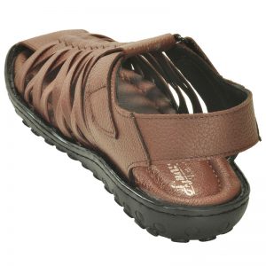 Ajanta Men's Classy Sandal Slipper - Brown