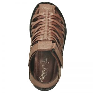 Ajanta Men's Classy Sandal Slipper - Brown