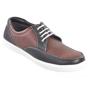 Ajanta Men's Casual Shoes - Brown & Black