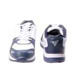 Ajanta Men's Sports Shoes - White & Blue