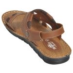 Men's Tan Colour Synthetic Leather Sandals
