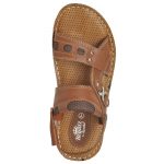 Men's Tan Colour Synthetic Leather Sandals