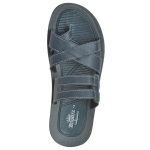 Men's Blue Colour Synthetic Leather Sandals