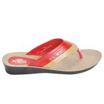 Women's Red Colour Synthetic Sandals