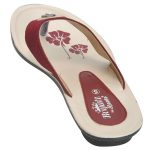 Women's Red Colour Synthetic Sandals