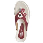 Women's Red Colour Synthetic Sandals