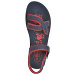 Women's Red Colour Synthetic Sandals