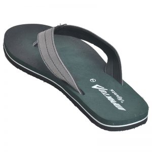 Men's Olive Colour Canvas Flip Flops