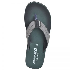 Men's Olive Colour Canvas Flip Flops