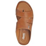 Men's Tan Colour Synthetic Leather Sandals