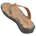 Women's Beige Colour Synthetic Leather Sandals