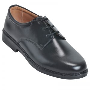 Men's Black Colour Synthetic Leather Oxford Boots