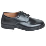 Men's Black Colour Synthetic Leather Oxford Boots