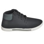 Kid's Black Colour Canvas Canvas Shoes