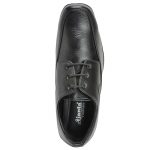 Men's Black Colour Synthetic Leather Derby