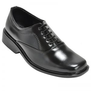 Men's Black Colour Synthetic Leather Brogues