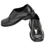 Men's Black Colour Synthetic Leather Brogues