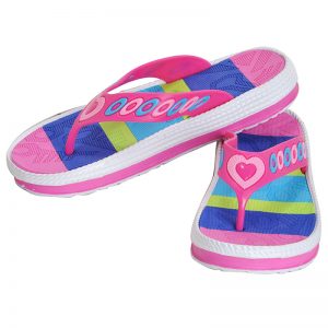 Women's Pink Colour PVC Flip Flops