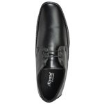 Men's Black Colour Synthetic Leather Derby