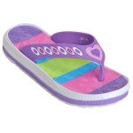 Women's Violet Colour PVC Flip Flops