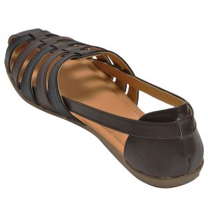 Women's Black Colour Airmax Jelly Shoes