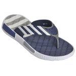 Men's Grey Colour PVC Flip Flops