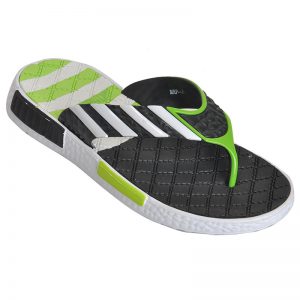 Men's Green Colour PVC Flip Flops