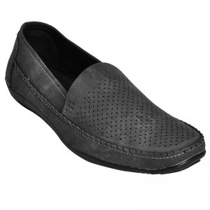 Men's Grey Colour PU Synthetic Loafers