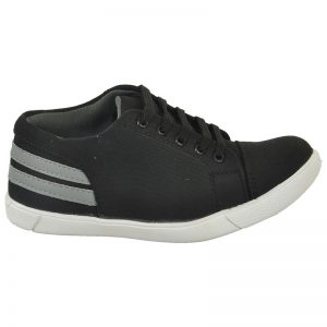 Boy Black Colour Synthetic Casual Shoes