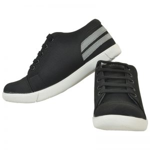 Boy Black Colour Synthetic Casual Shoes