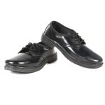 Kid's Black Colour Artificial Leather Derby School Formal Boots