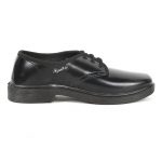 Kid's Black Colour Artificial Leather Derby School Formal Boots