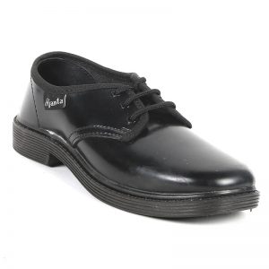 Kid's Black Colour Artificial Leather Derby School Formal Boots