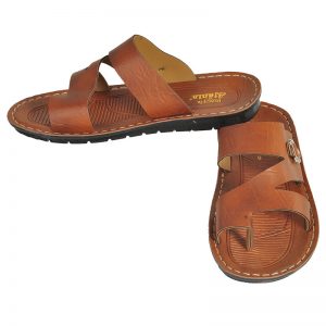 Men's Tan Colour PU Sandals