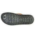 Men's Tan & Yellow Colour PU Sandals