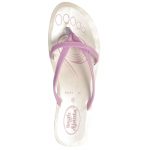 Women's Pink & White Colour PU Sandals