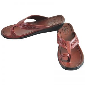 Women's Brown Colour Synthetic Leather Sandals