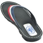 Men's Black Colour Synthetic Sandals