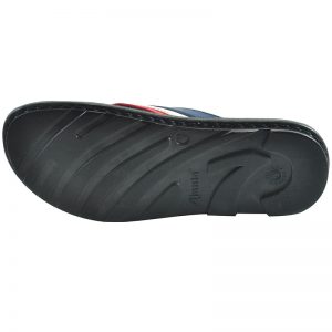 Men's Black Colour Synthetic Sandals