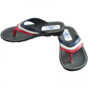 Men's Black Colour Synthetic Sandals