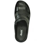 Men's Black Colour Leather Sandals