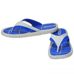 Men's Grey & Blue Colour PVC Sandals