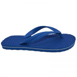 Men's Blue Colour Rubber Health Slippers