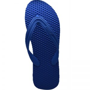 Men's Blue Colour Rubber Health Slippers