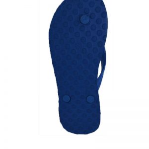Men's Blue Colour Rubber Health Slippers