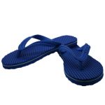 Men's Blue Colour Rubber Health Slippers