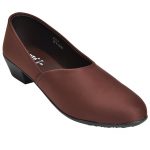 Women's Brown Colour Synthetic Leather Jelly Shoes